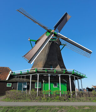 zaanse schans, windmill