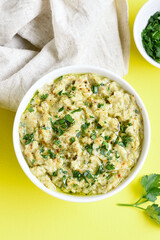Baba ganoush (roasted eggplant dip)