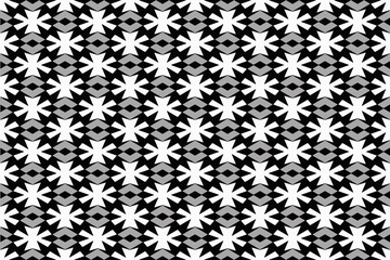seamless abstract geometric black white and gray pattern-20e1c of a four sided polygon