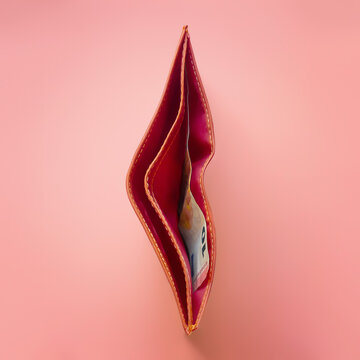 My pink wallet
