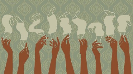 People throw masks in the air to mark the end of the epidemic and pandemic