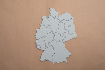 germany nation country paper cut
