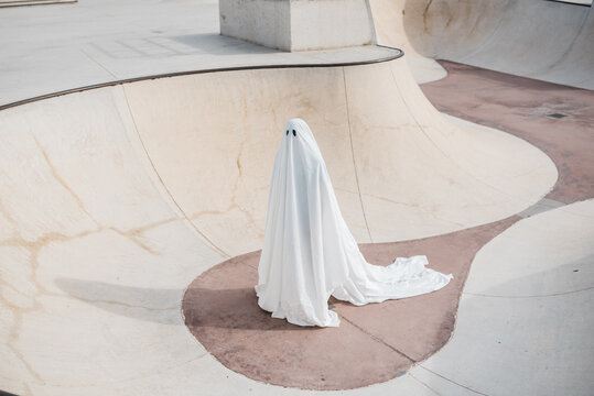 Ghost in a skatepark.