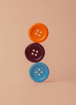 Three buttons tower
