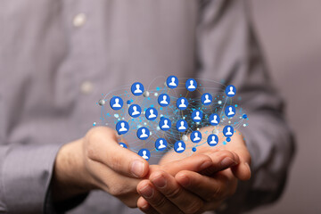 Unity group and teamwork concept digital