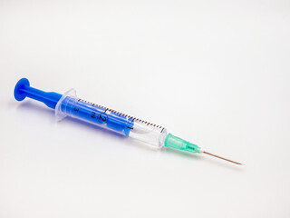 Fototapeta premium syringe with medicine, vaccine