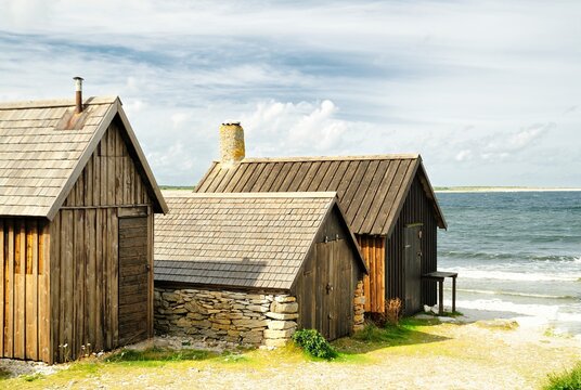 Old fishing village in the Baltic sea, Gotland - Sweden