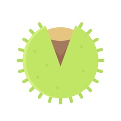 Chestnut icon, Thanksgiving related vector