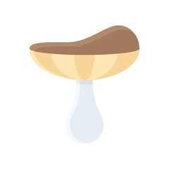 Mushroom icon, Thanksgiving related vector