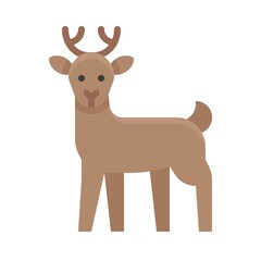 Deer icon, Thanksgiving related vector