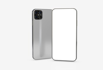 a digital smartphone device mobile phone 3d isolated