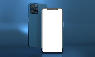 mobile smartphone digital 3d isolated