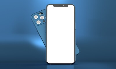 mobile smartphone digital 3d isolated