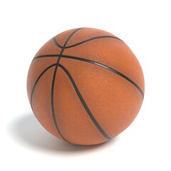 3D Illustration of a basketball