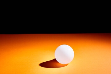 geometric ball with shadow, led bulb lamp, orb