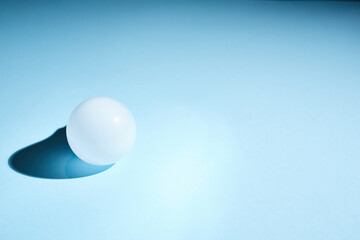 geometric ball with shadow, led bulb lamp, orb