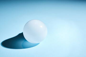 geometric ball with shadow, led bulb lamp, orb