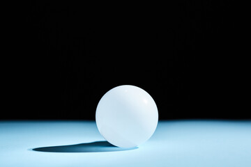 geometric ball with shadow, led bulb lamp, orb