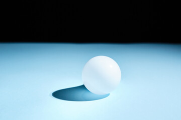 geometric ball with shadow, led bulb lamp, orb