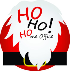 Ho Ho Home Office Funny Design