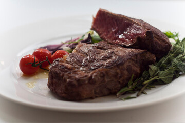 grilled beef steak