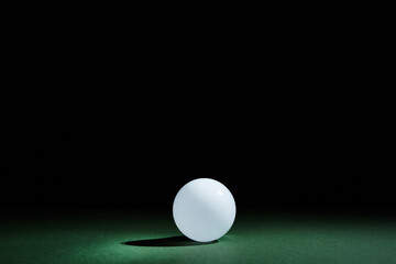geometric ball with shadow, led bulb lamp, orb