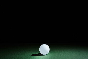 geometric ball with shadow, led bulb lamp, orb