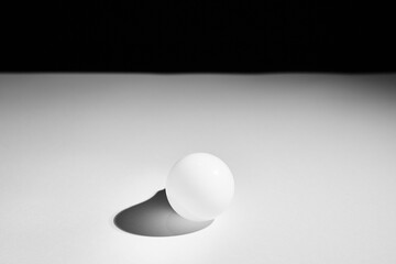 geometric ball with shadow, led bulb lamp, orb