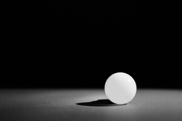 geometric ball with shadow, led bulb lamp, orb