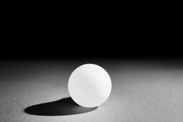 geometric ball with shadow, led bulb lamp, orb