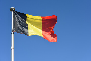 Belgique belge drapeau Mons