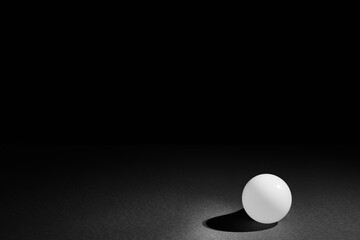 geometric ball with shadow, led bulb lamp, orb