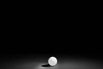 geometric ball with shadow, led bulb lamp, orb
