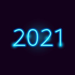 2021 Blue Neon