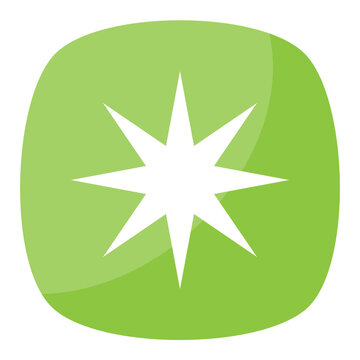 
A typographical symbol asterisk

