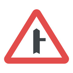 
Direction to be followed. Turn right or continue straight ahead

