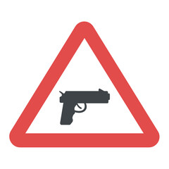 
No guns allowed sign
