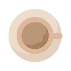 cup icon in white background