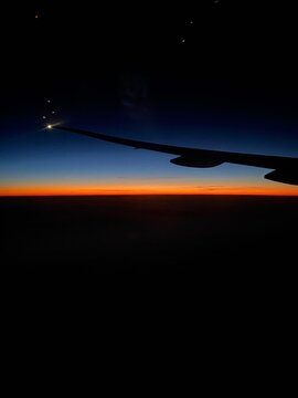 airplane in the sky
