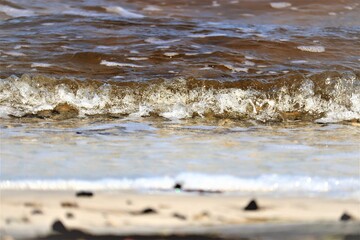 Wave on the ocean, close up