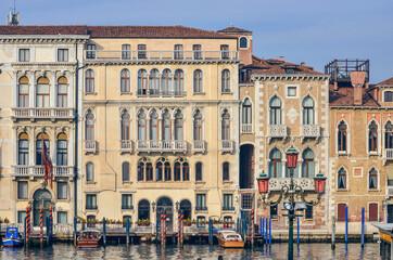Fototapeta na wymiar Beautifull architecture construction in Venice