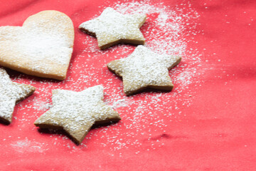 クリスマス　Holidays 　お菓子　甘い　赤　祭日　かわいい　クッキー　緑