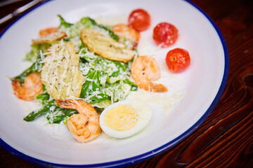 egg with salad