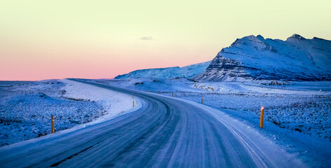 carretera hielo