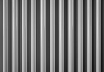 Black and white abstract image of a radiator tubes. Front view