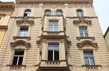 Renaissance style palace in Prague, Czech Republic