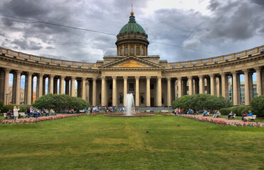 Obraz premium Kazan cathedral in Saint Petersburg, Russia