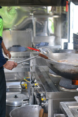 man working in factory