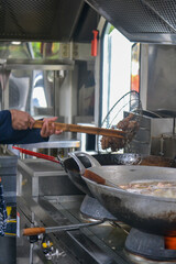chef preparing food in the kitchen