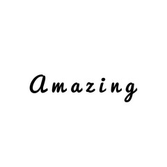 ''Amazing'' Word Illustration
